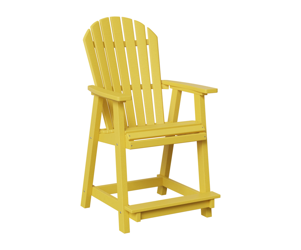 Berlin Gardens Comfo Back Counter Chair in Sunburst Yellow