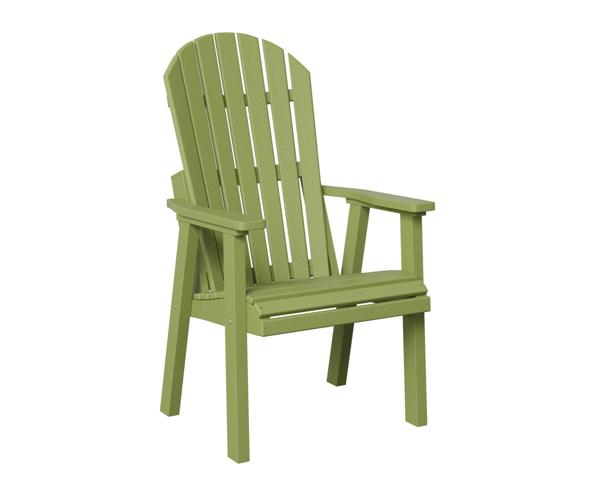 Berlin Gardens Comfo Back Deck Chair in Kiwi Green
