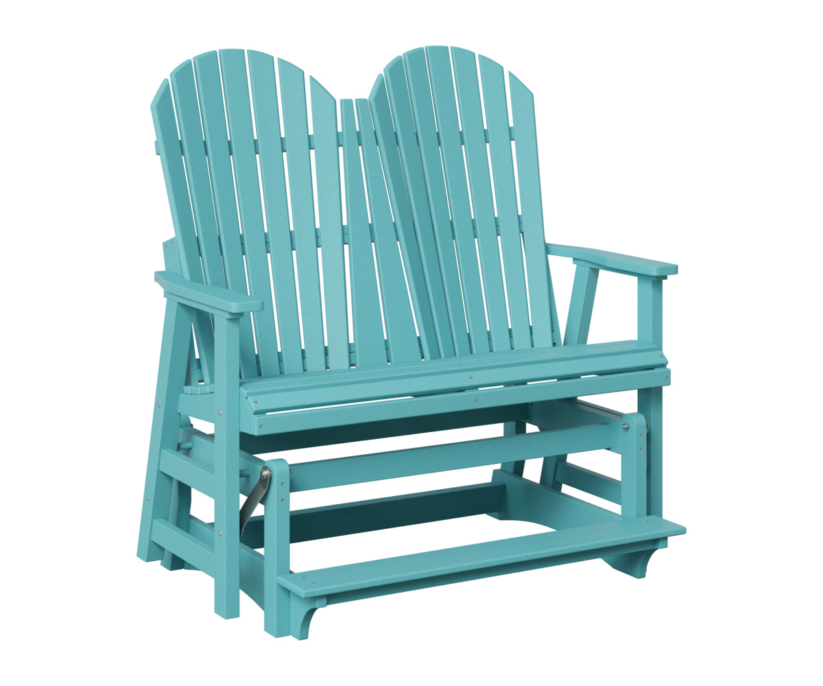 Berlin Gardens Comfo Back Double Counter Glider in Aruba Blue