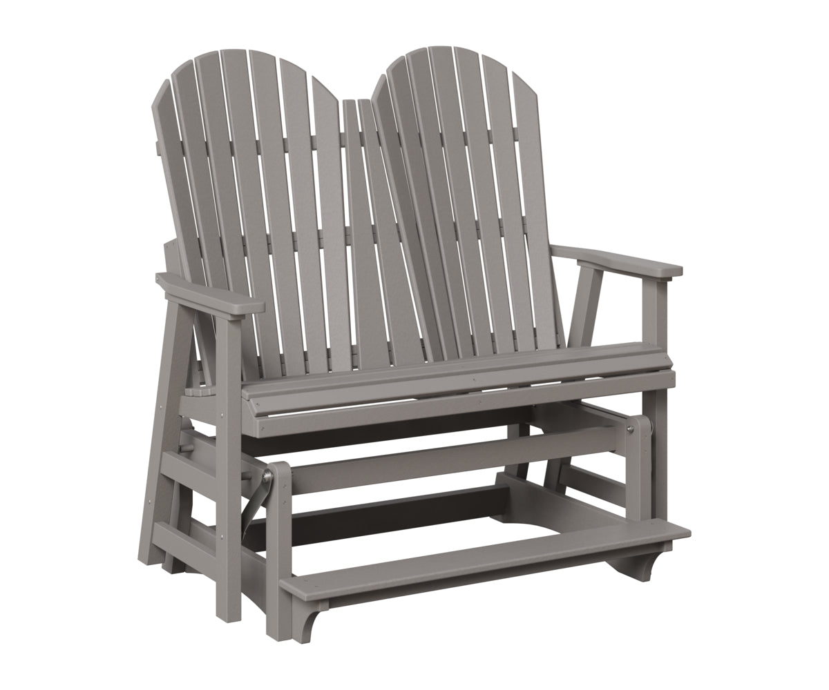 Berlin Gardens Comfo Back Double Counter Glider in Light Gray