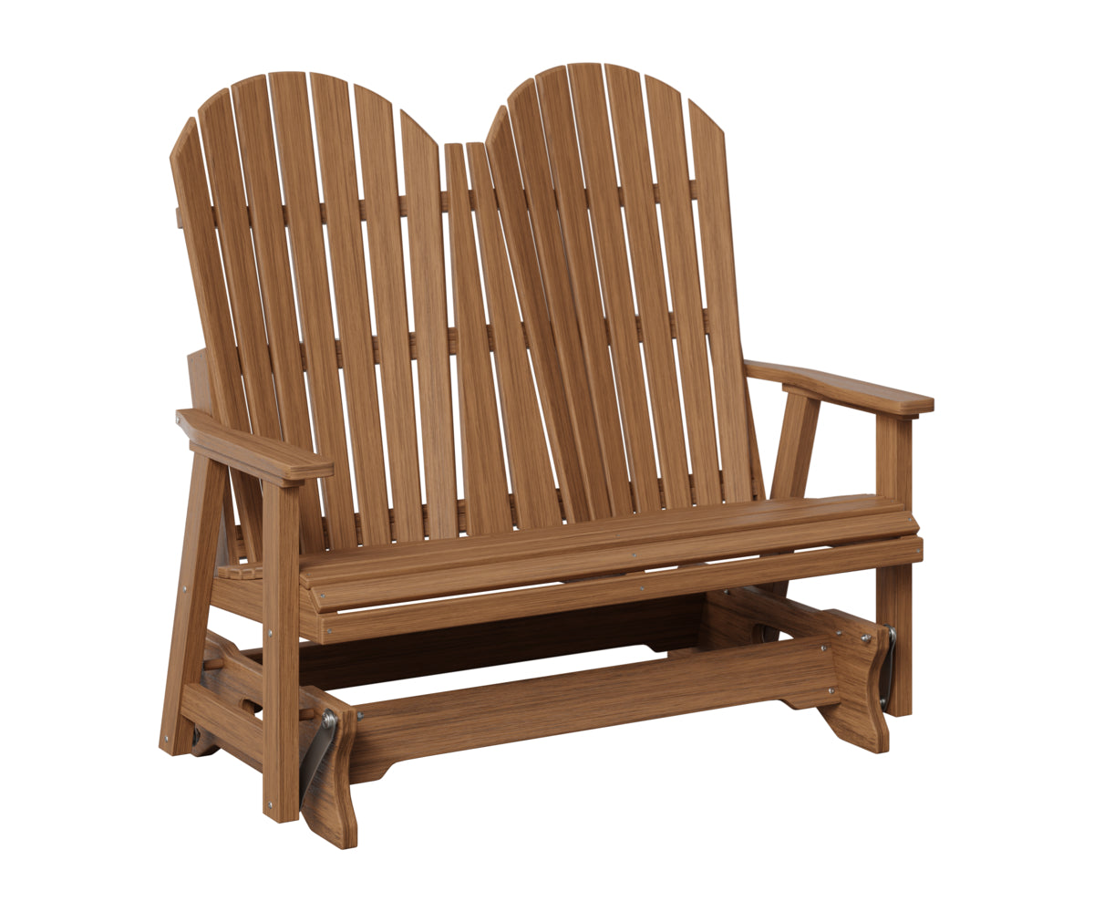 Berlin Gardens Comfo Back Double Glider in Antique Mahogany