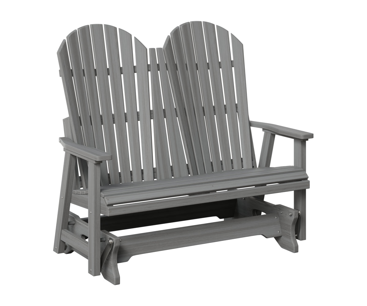 Berlin Gardens Comfo Back Double Glider in Driftwood Gray