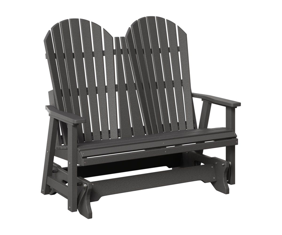 Berlin Gardens Comfo Back Double Glider in Smoke Gray