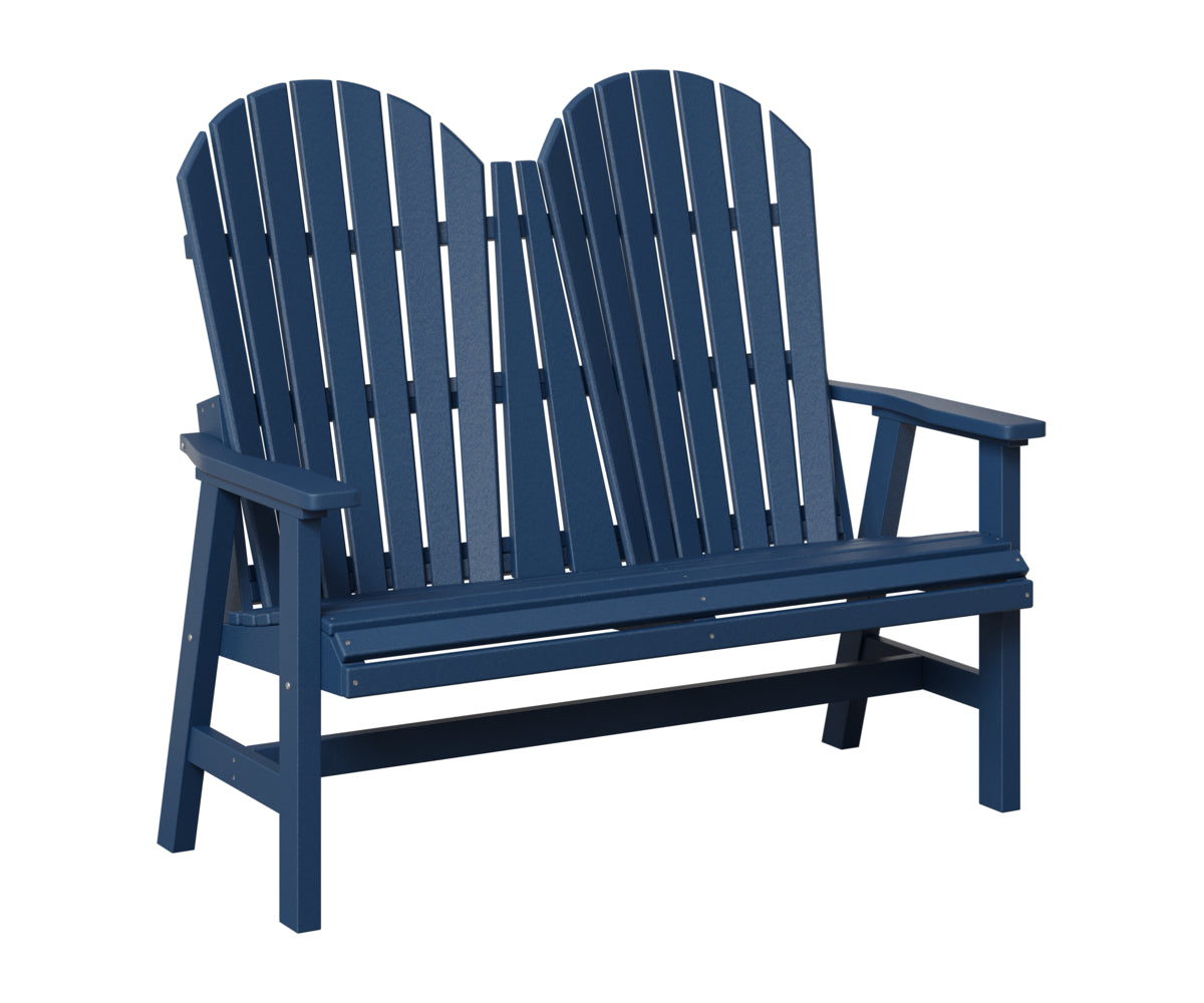 Berlin Gardens Comfo Back Loveseat in Navy Blue