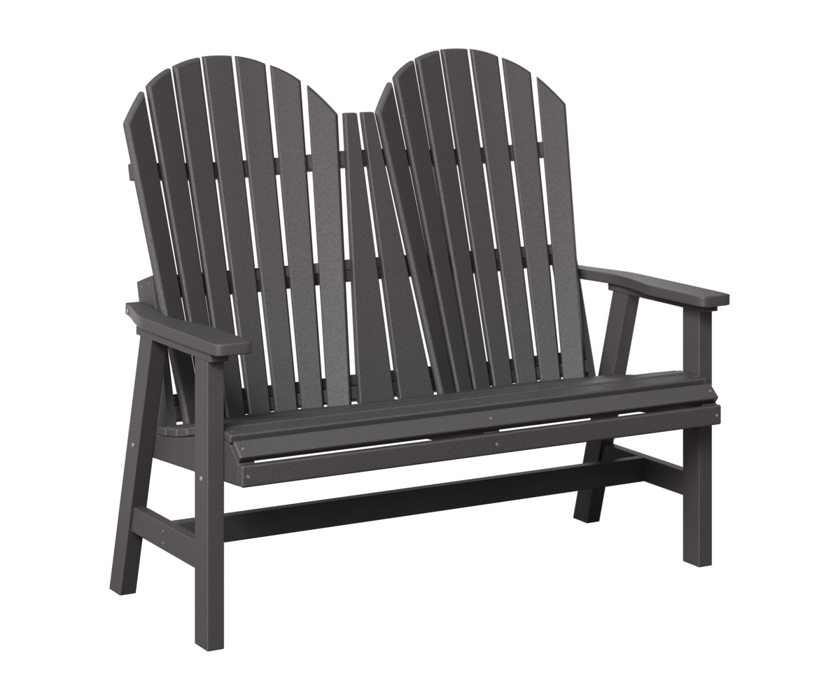 Berlin Gardens Comfo Back Loveseat in Smoke Gray