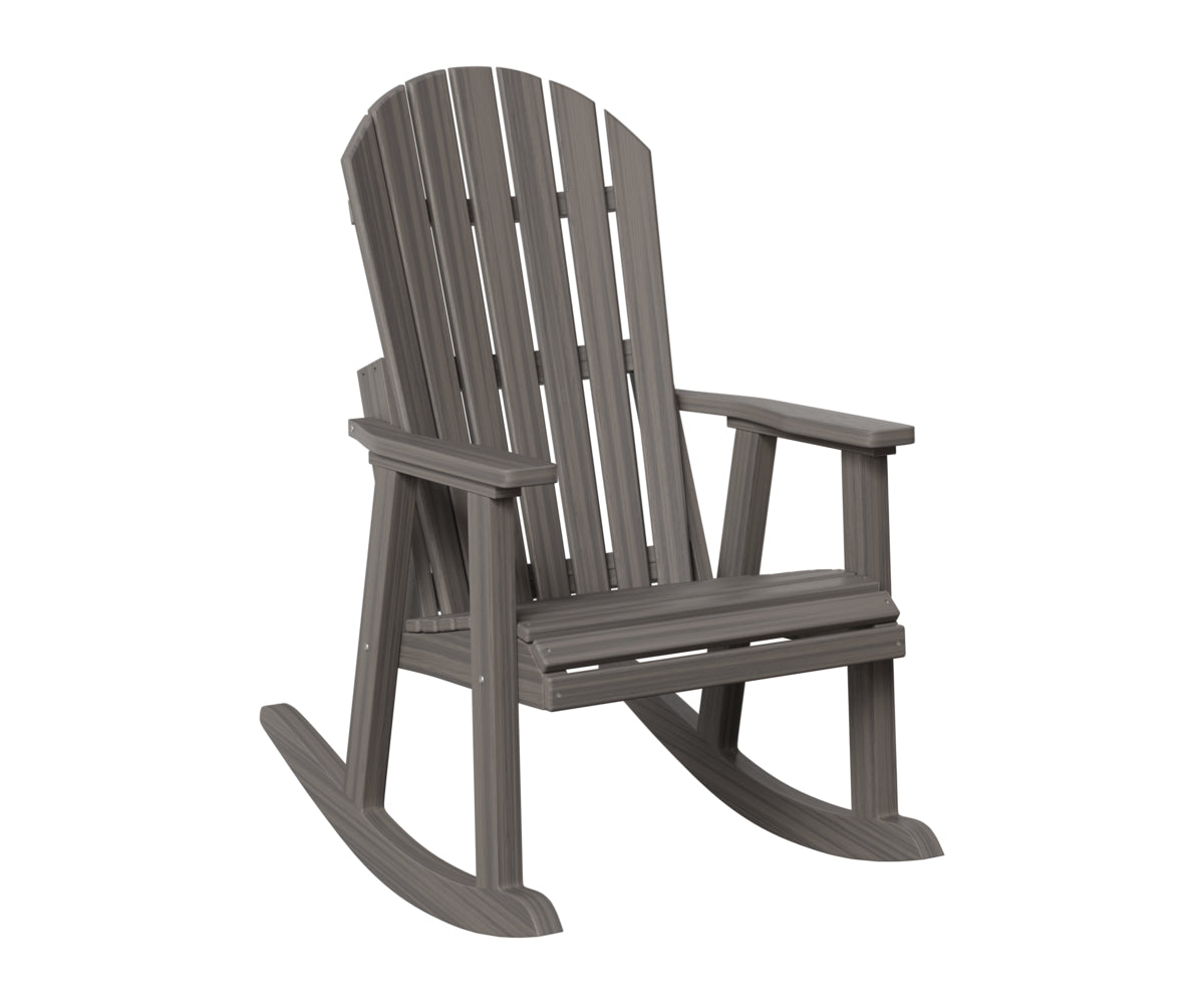 Berlin Gardens Comfo Back Rocker in Coastal Gray