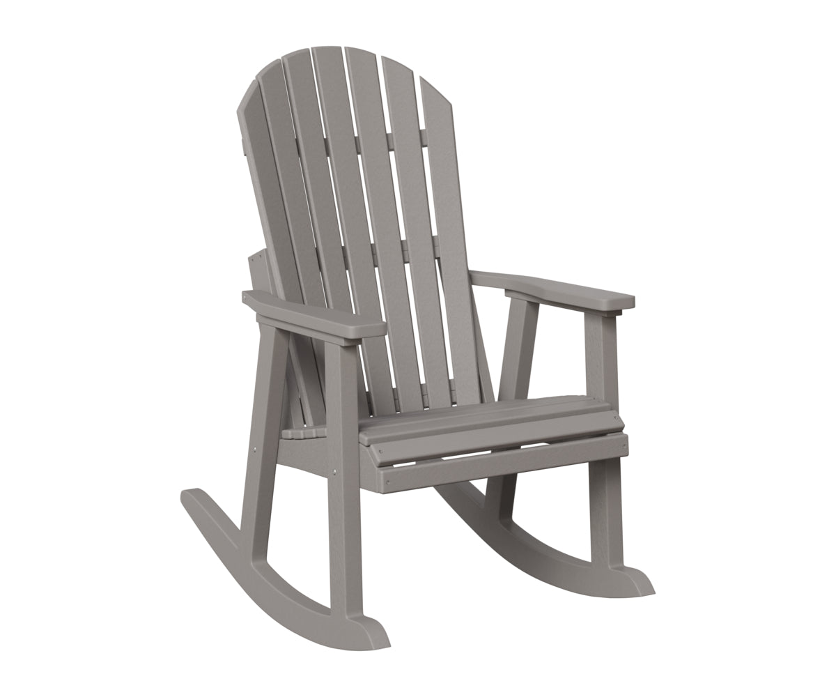 Berlin Gardens Comfo Back Rocker in Light Gray
