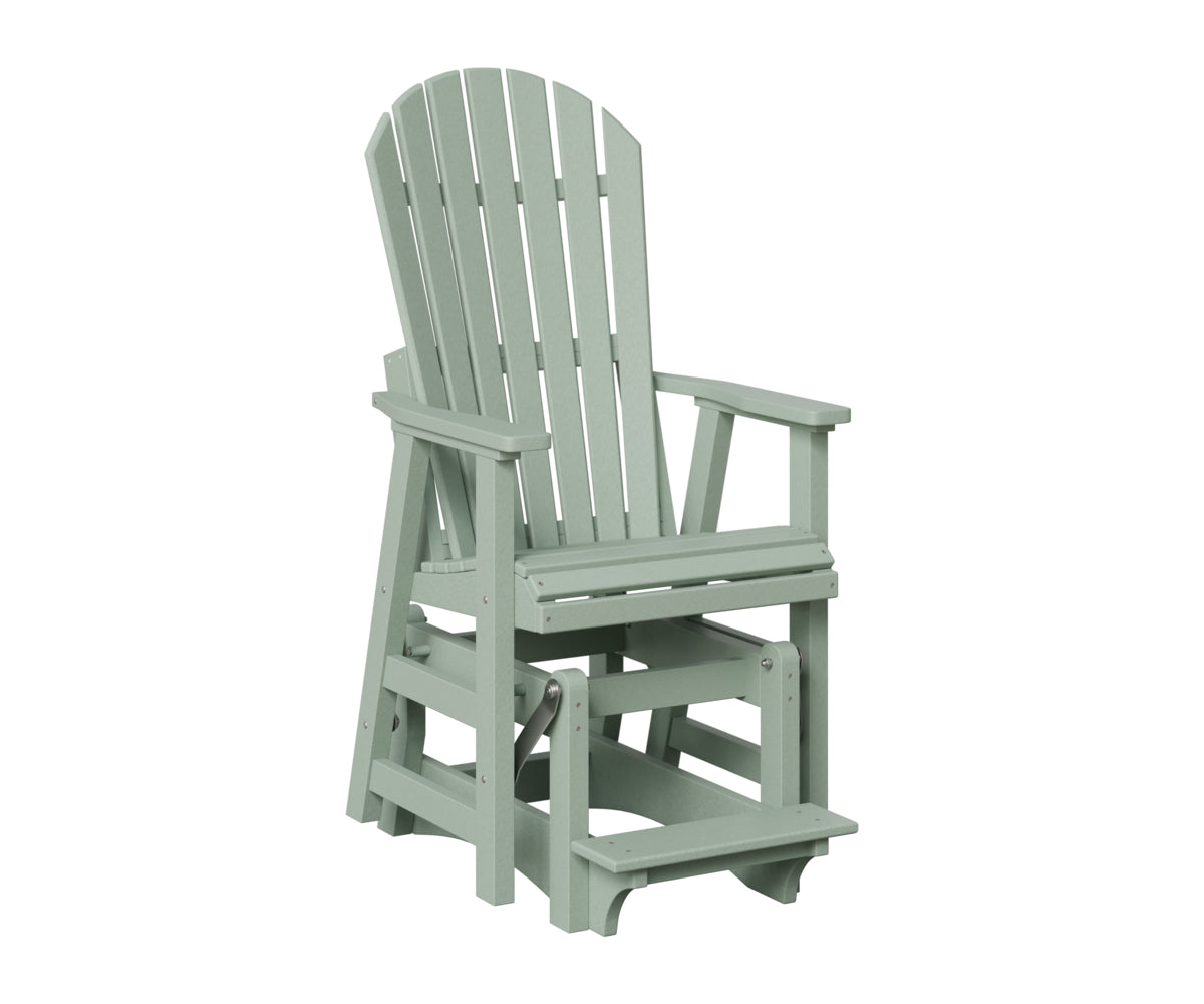 Berlin Gardens Comfo Back Single Counter Glider in Sea Foam