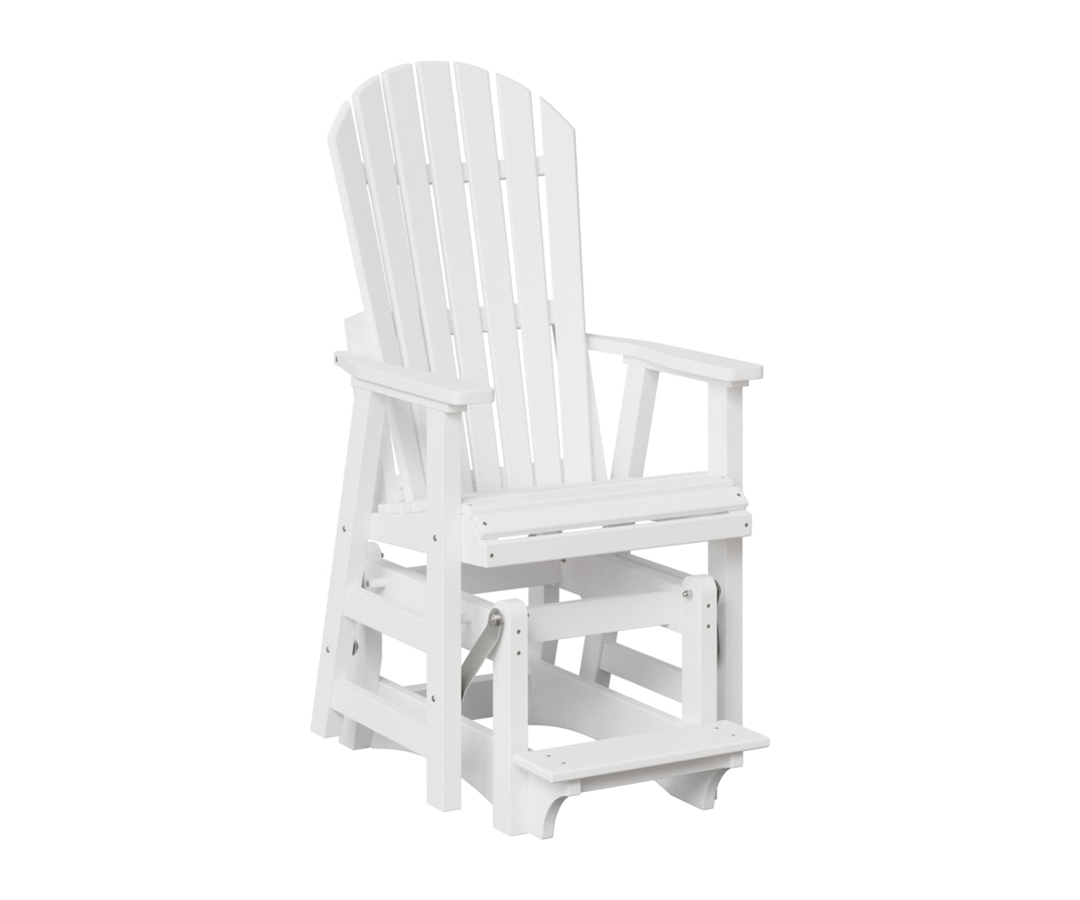 Berlin Gardens Comfo Back Single Counter Glider in White
