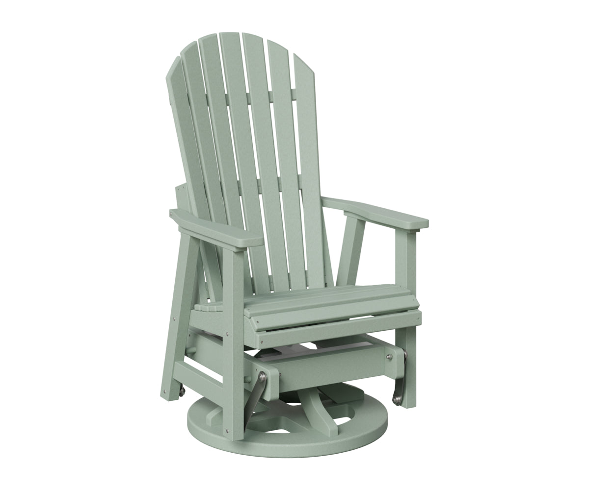 Berlin Gardens Comfo Back Swivel Glider in Sea Foam