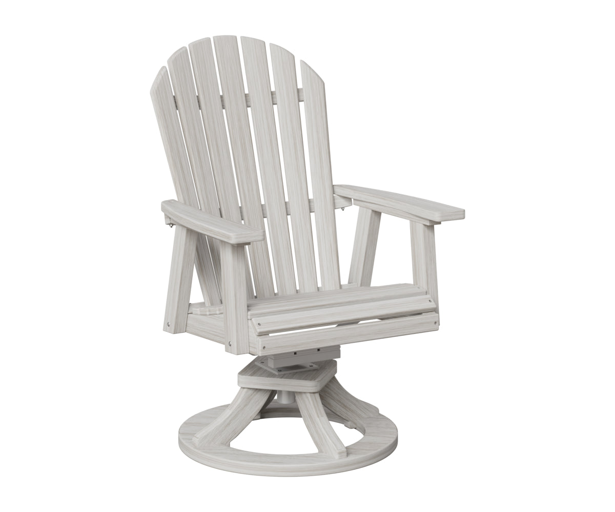 Berlin Gardens Comfo Back Swivel Rocker Dining Chair in Seashell