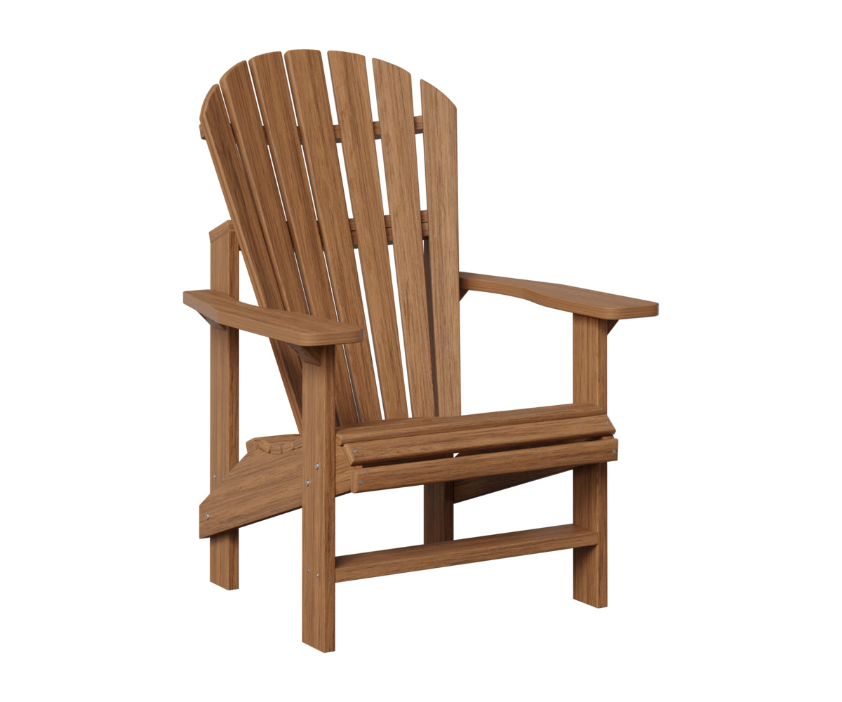 Berlin Gardens Comfo Upright Adirondack Chair in Antique Mahogany