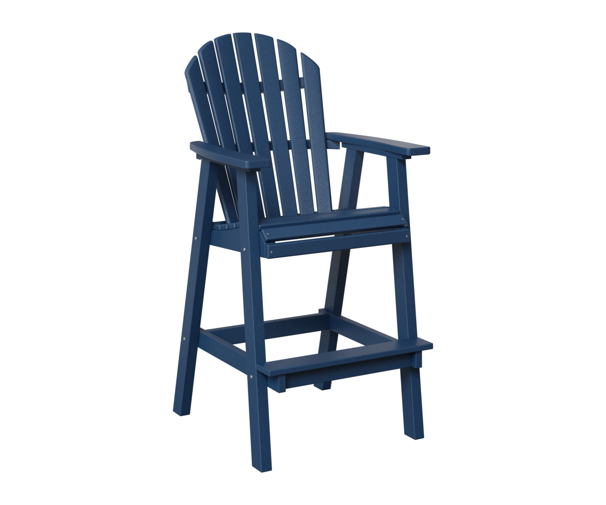 Berlin Gardens Comfo Back 30" XT Chair in Navy Blue