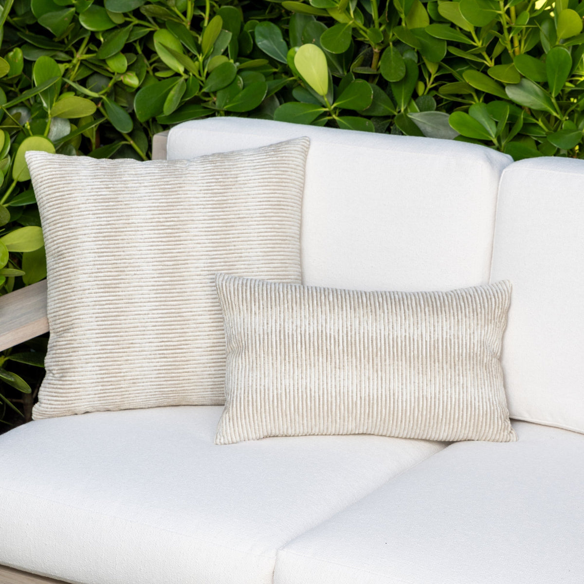 Elaine Smith Progress Sand Outdoor Pillow