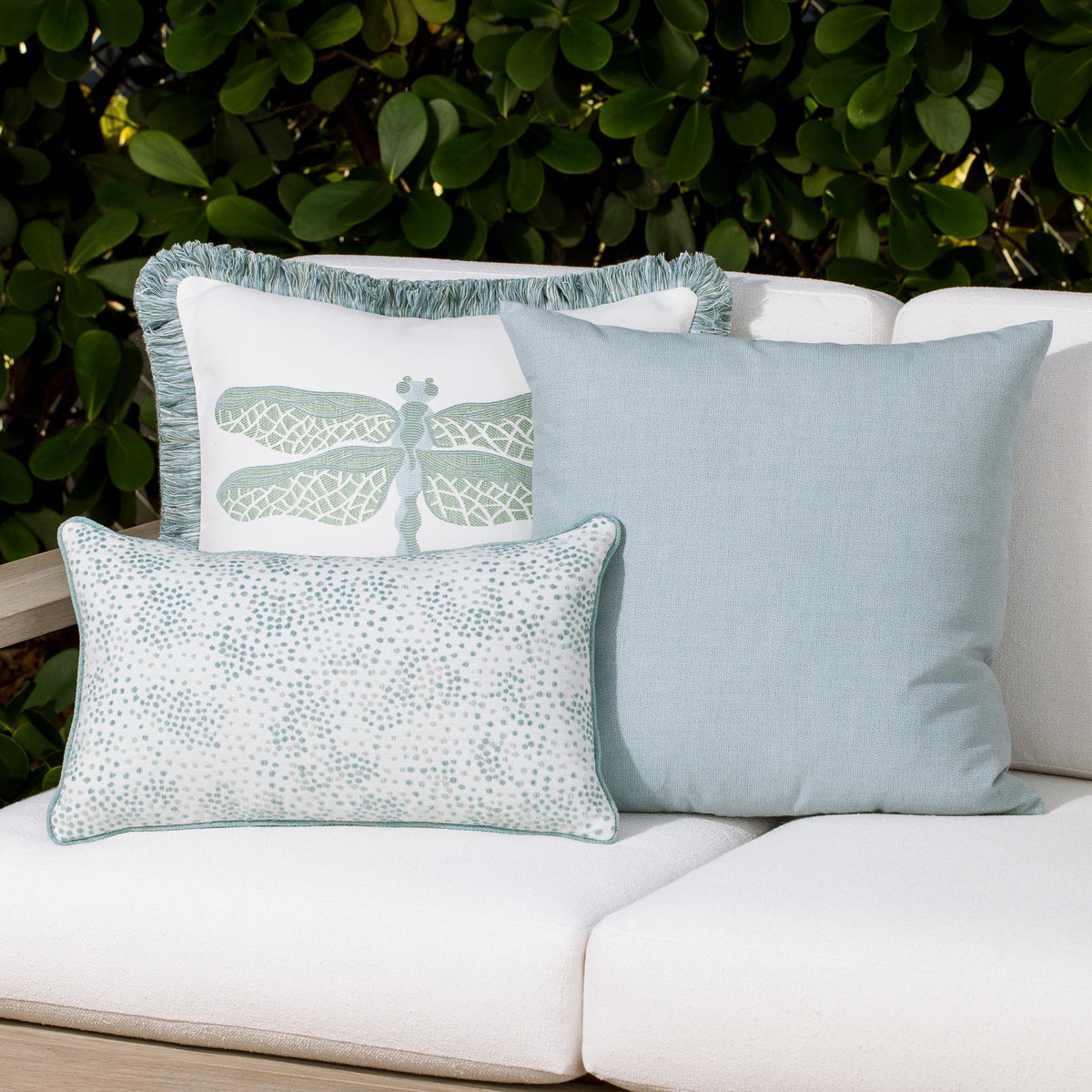 Elaine Smith Solid Dew Outdoor Pillow