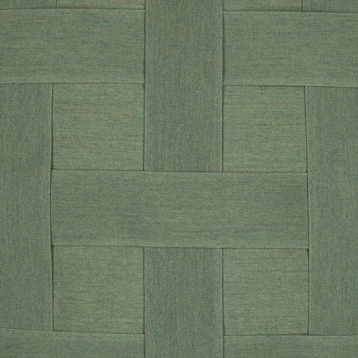 Elaine Smith Basketweave Fern outdoor pillow, green - view 6
