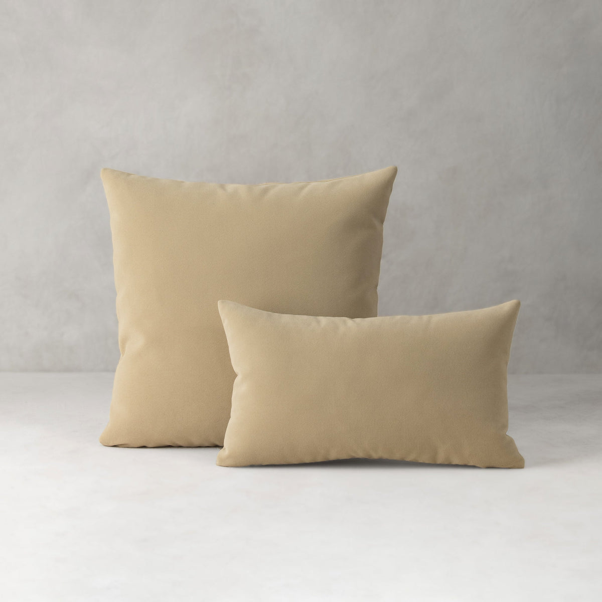 Elaine Smith Lush Velvet Honey outdoor pillow, gold - view 2