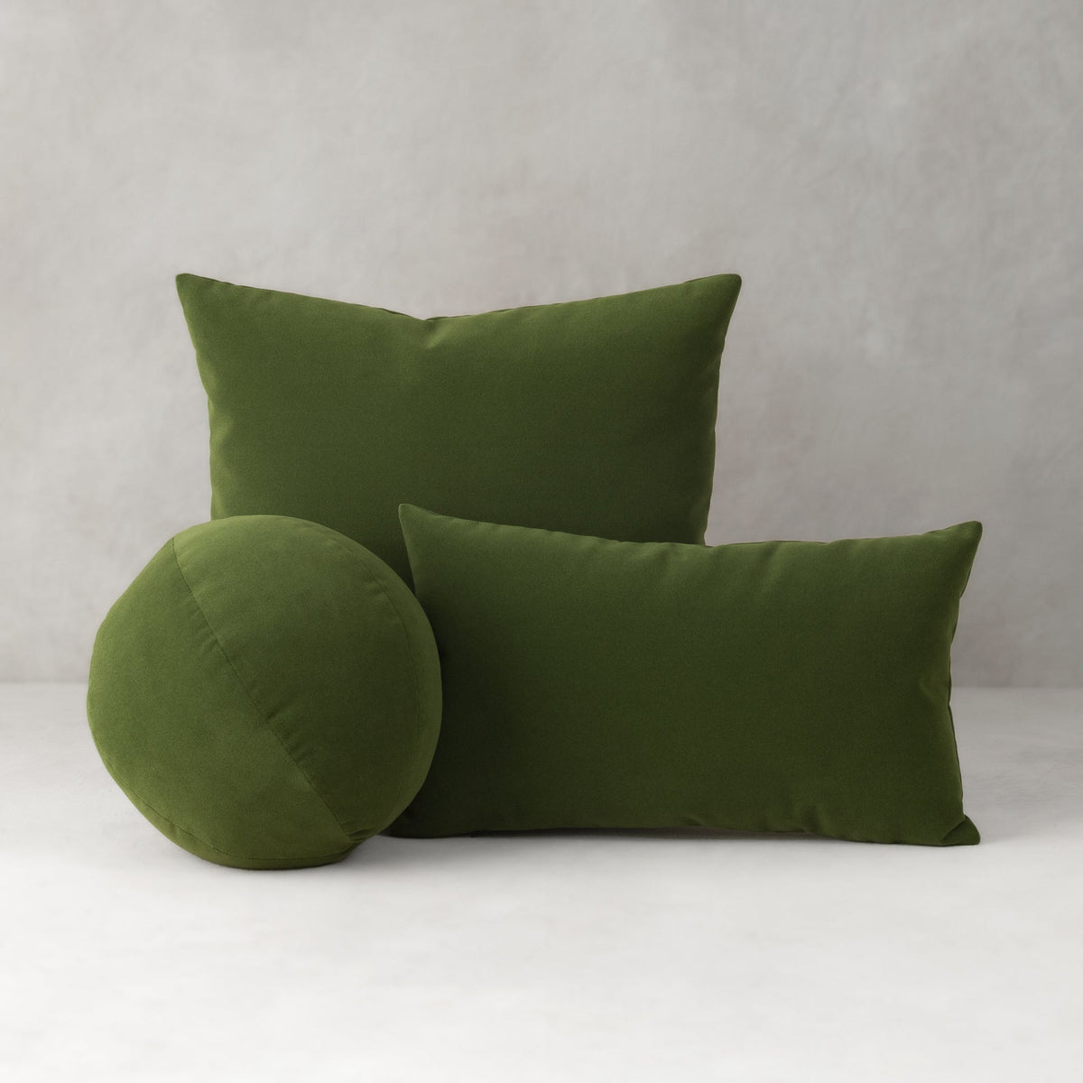 Elaine Smith Lush Velvet Ivy outdoor pillow, green - view 7
