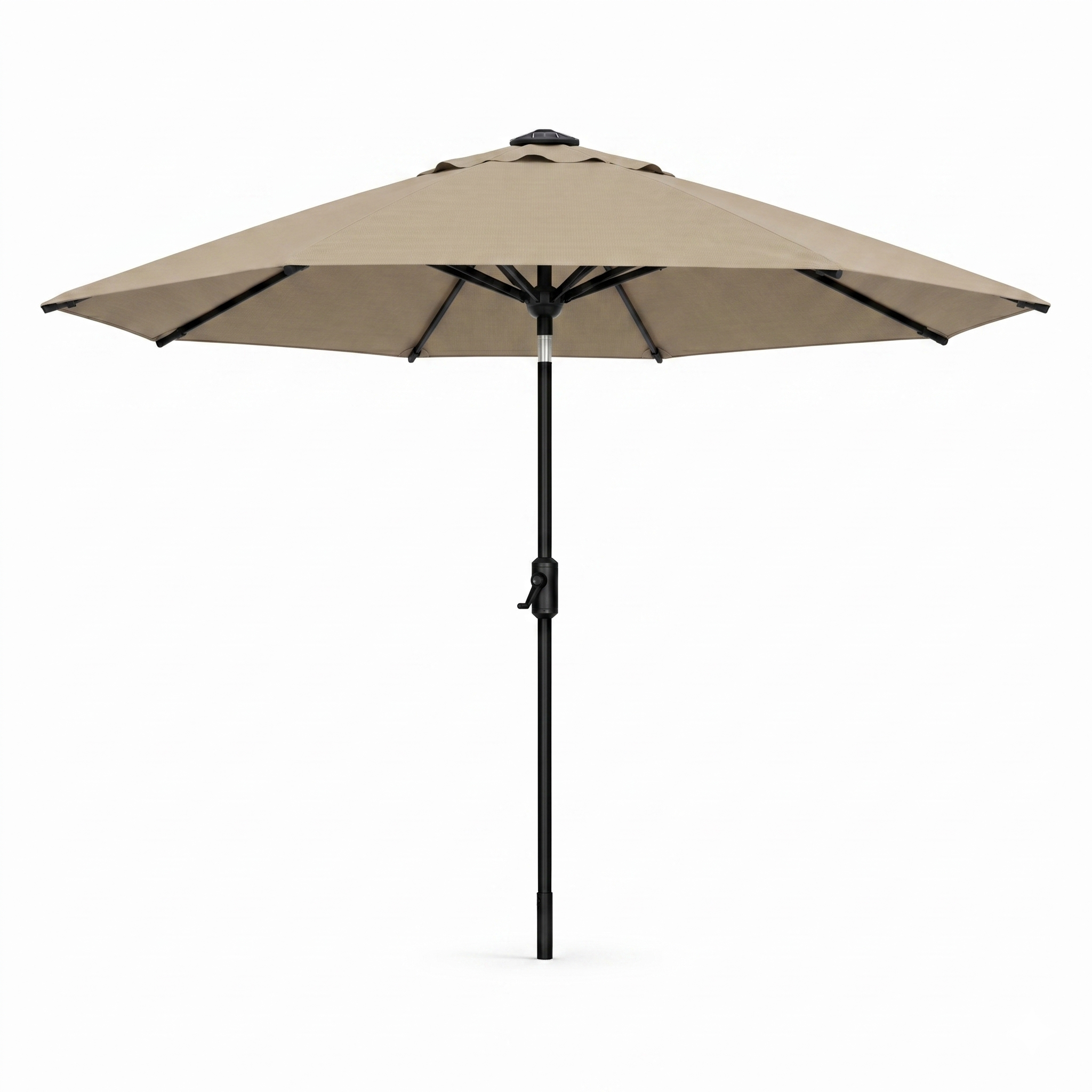 Lighthouse Casual Swirl Tilt Solar Umbrella with LED Lights