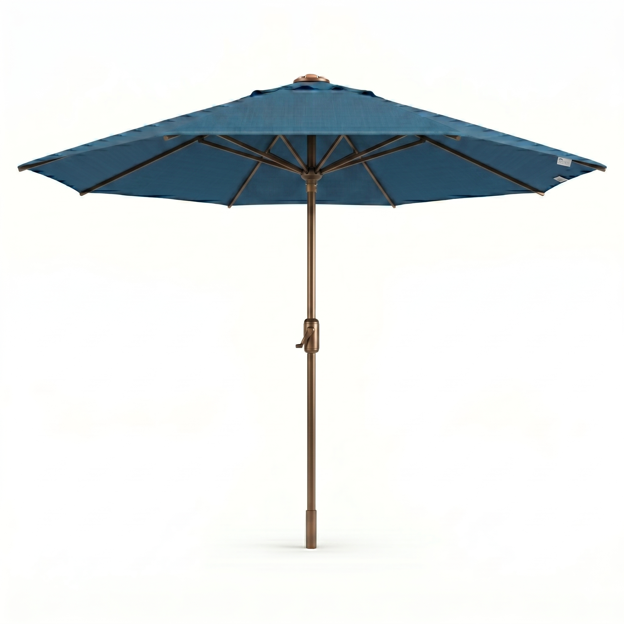 Lighthouse Casual Swirl Tilt Solar Umbrella with LED Lights