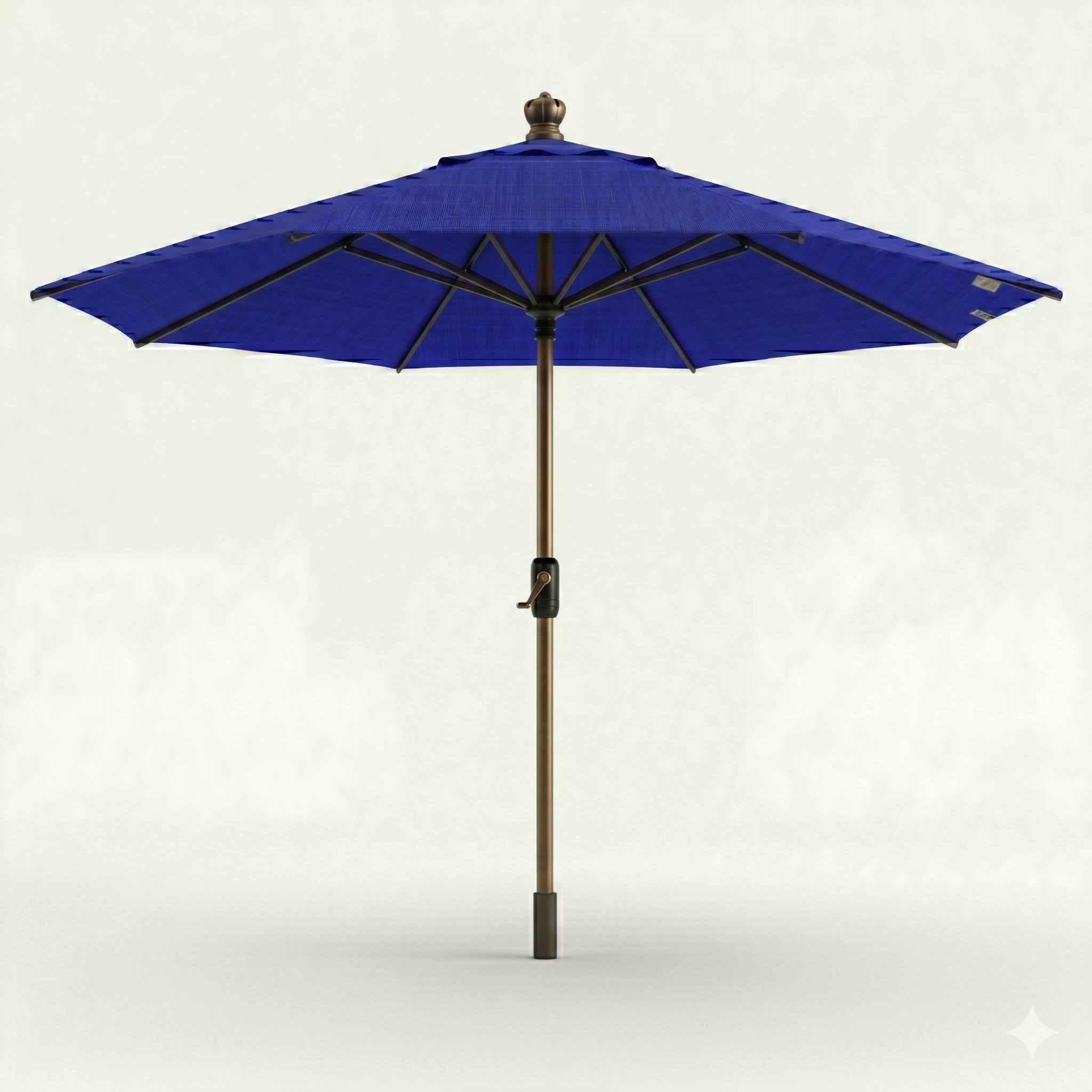 Lighthouse Casual Swirl Tilt Solar Umbrella with LED Lights
