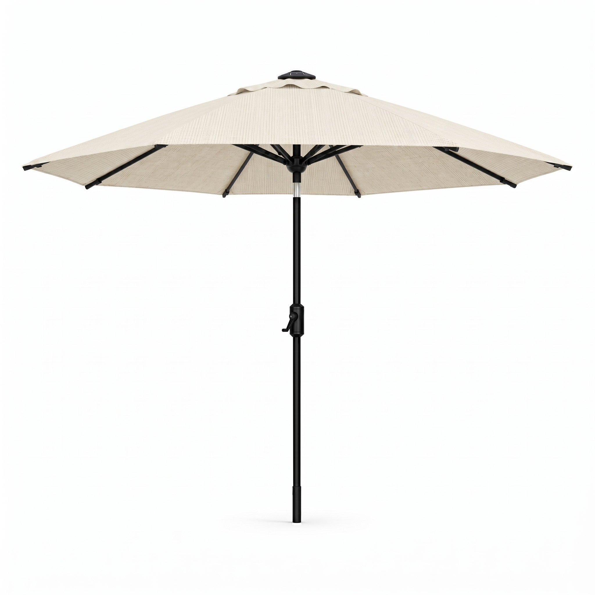Lighthouse Casual Swirl Tilt Solar Umbrella with LED Lights