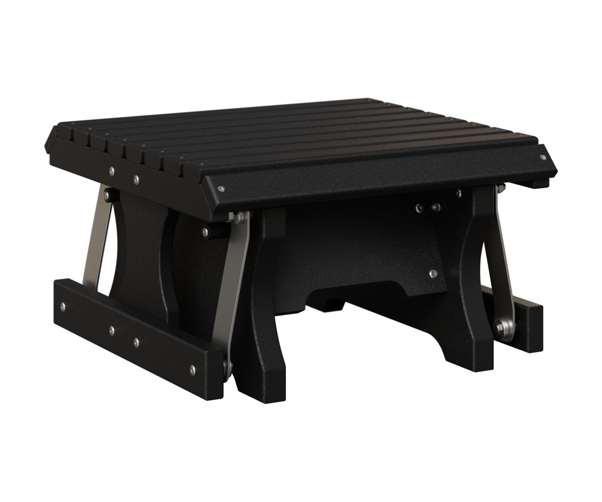 Berlin Gardens Gliding Footstool in Black