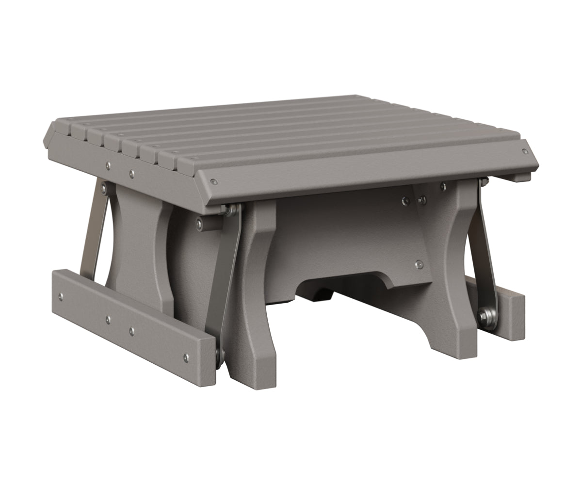 Berlin Gardens Gliding Footstool in Light Gray