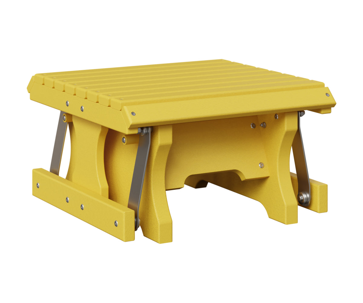 Berlin Gardens Gliding Footstool in Sunburst Yellow