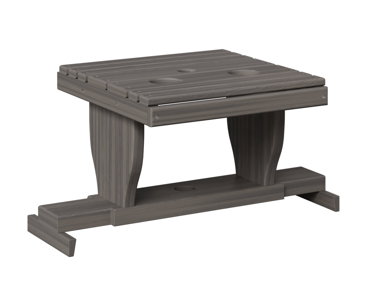 Berlin Gardens Gliding Settee Table in Coastal Gray