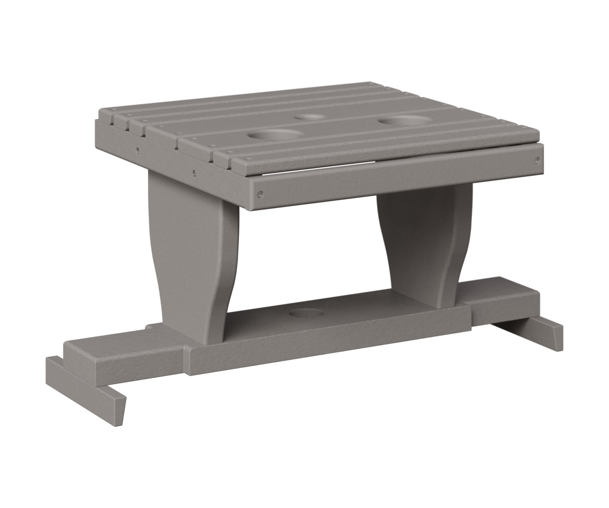 Berlin Gardens Gliding Settee Table in Light Gray