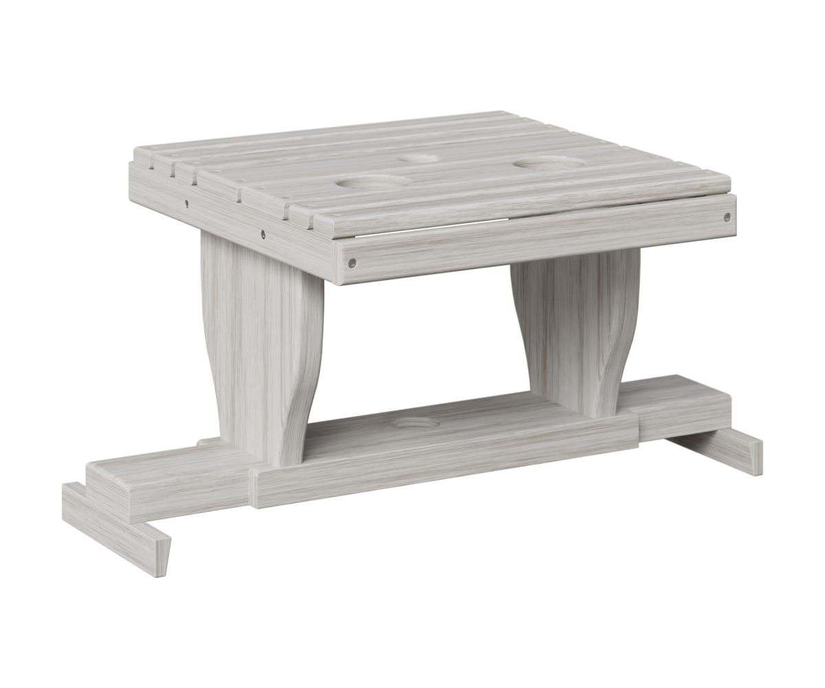 Berlin Gardens Gliding Settee Table in Seashell