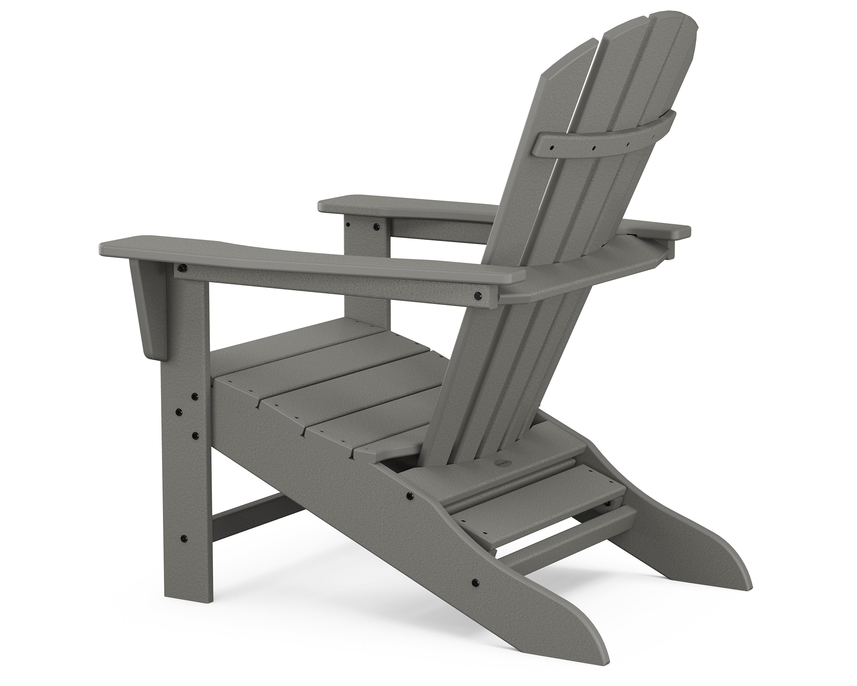 POLYWOOD Palm Coast Ultimate Adirondack with Hideaway Ottoman