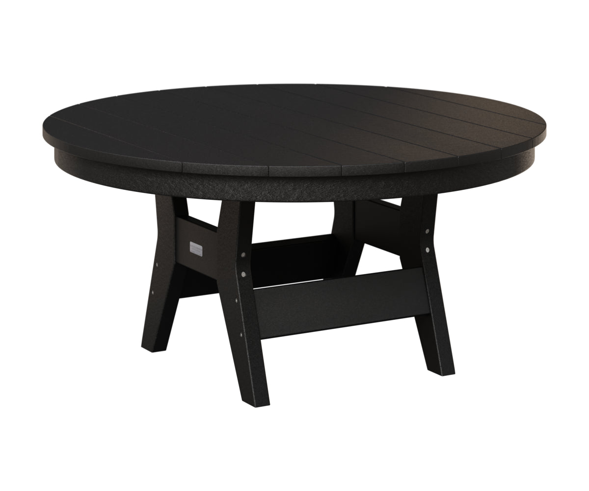 Berlin Gardens Harbor 38" Round Conversation Table in Black