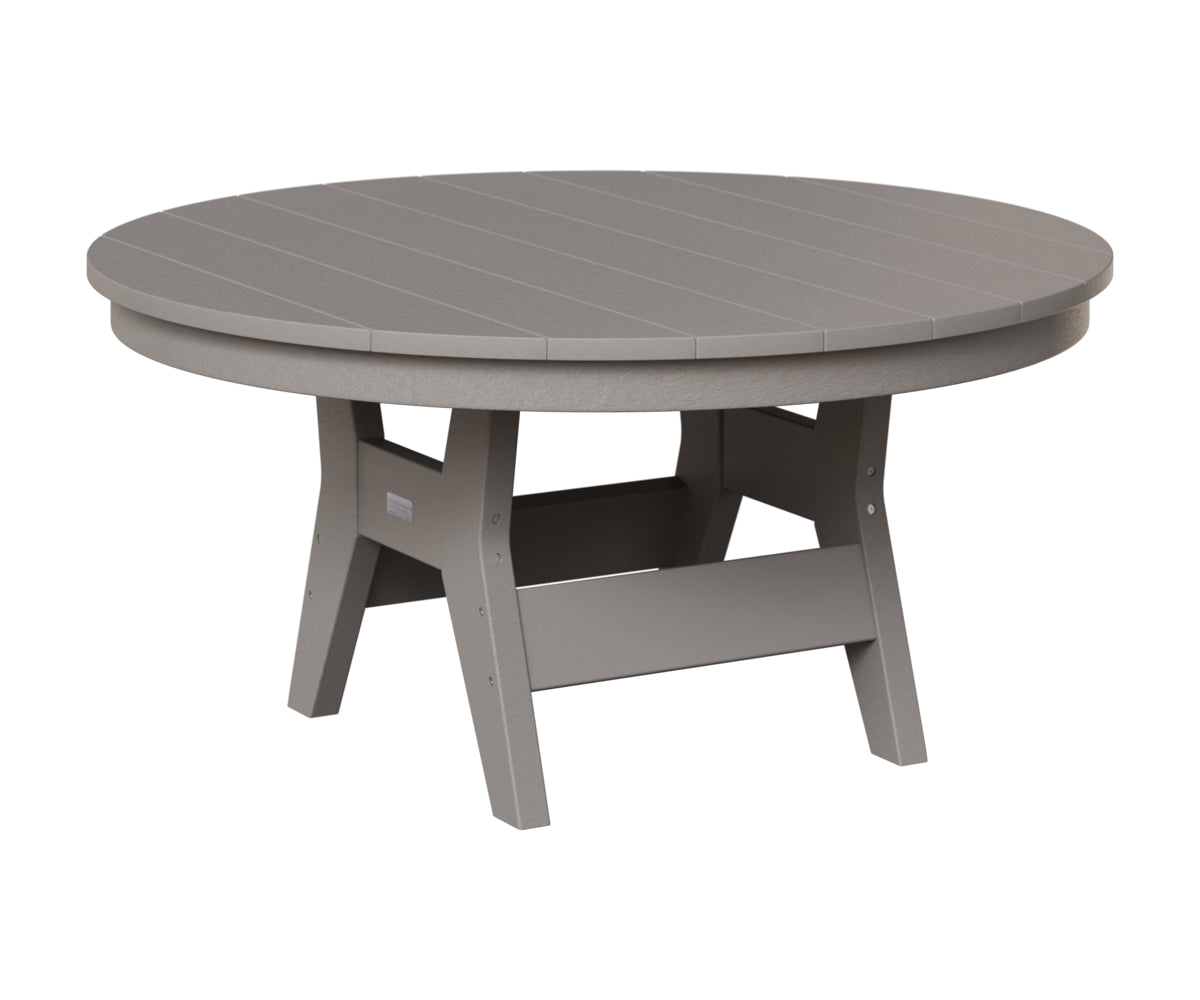 Berlin Gardens Harbor 38" Round Conversation Table in Light Gray