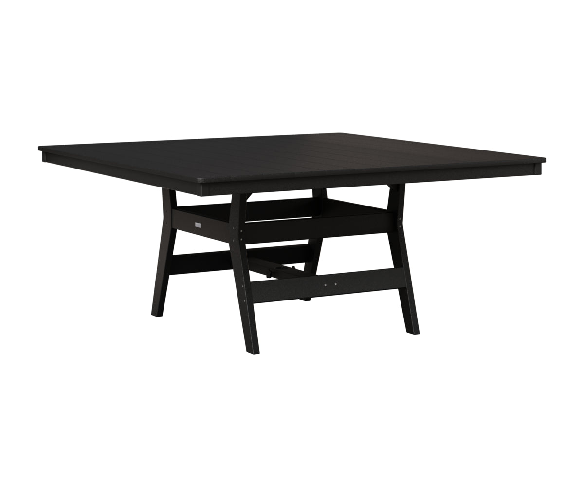 Berlin Gardens Harbor 66" Square Table in Black
