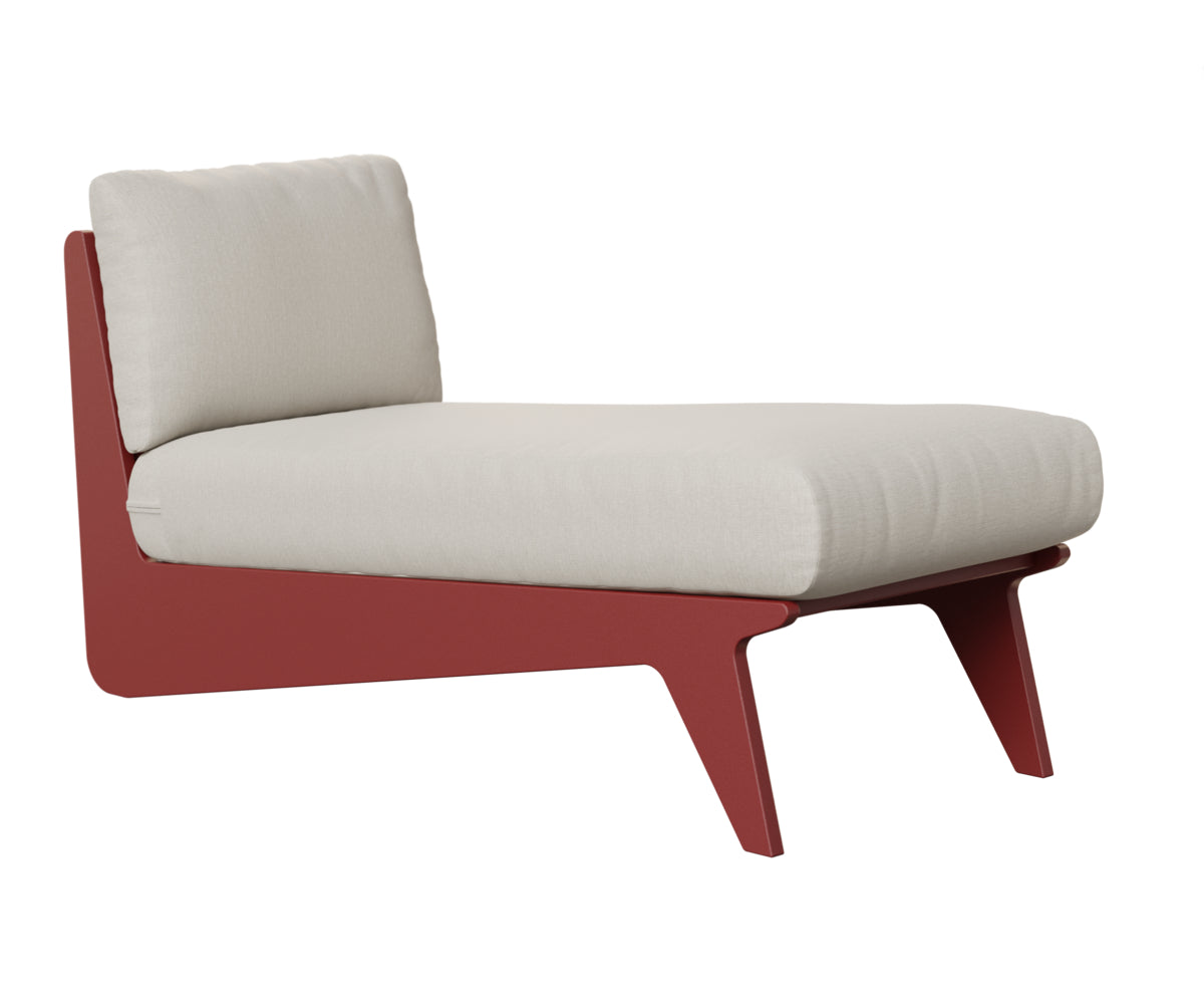 Berlin Gardens Holland Chaise in Red