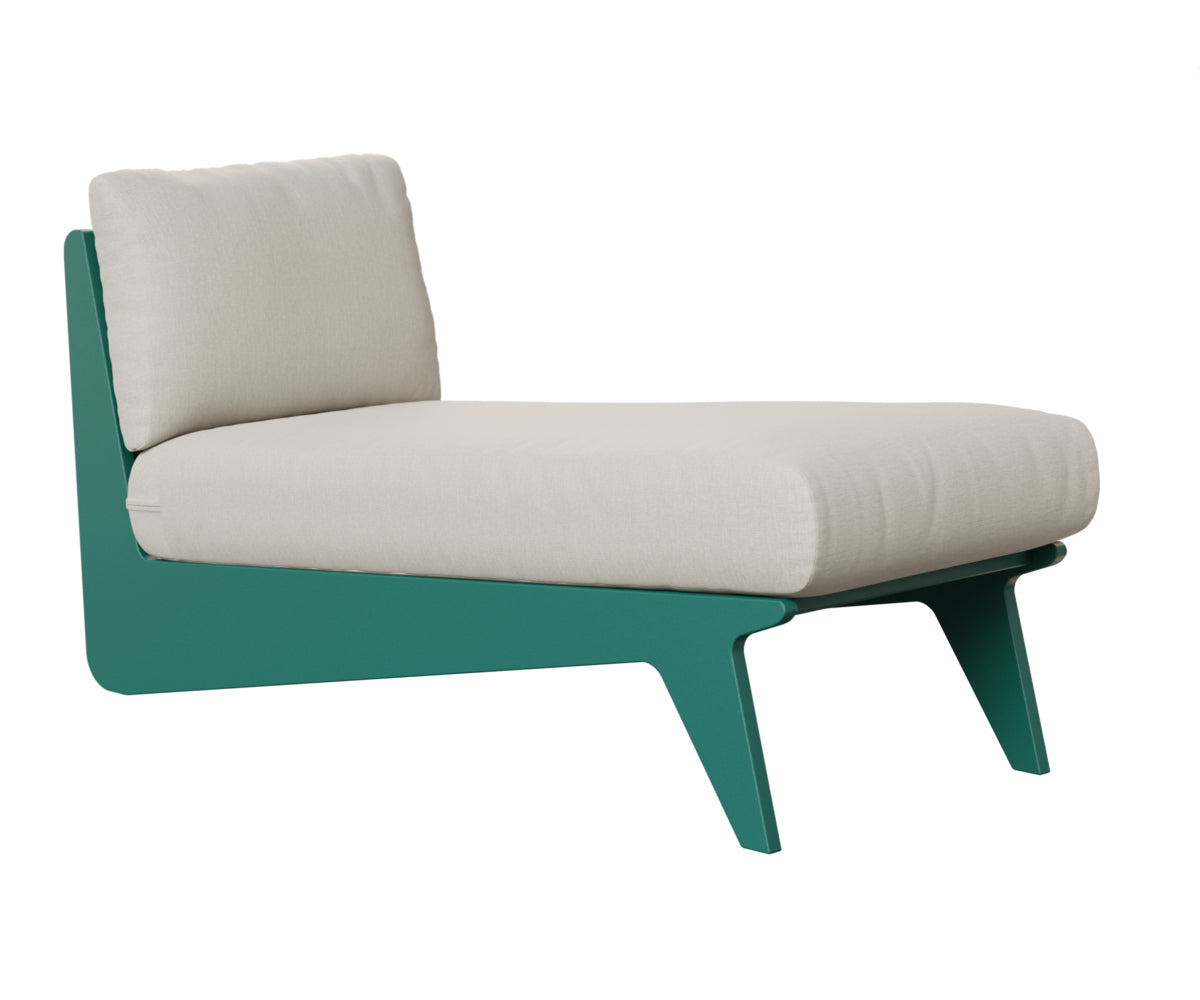 Berlin Gardens Holland Chaise in Teal