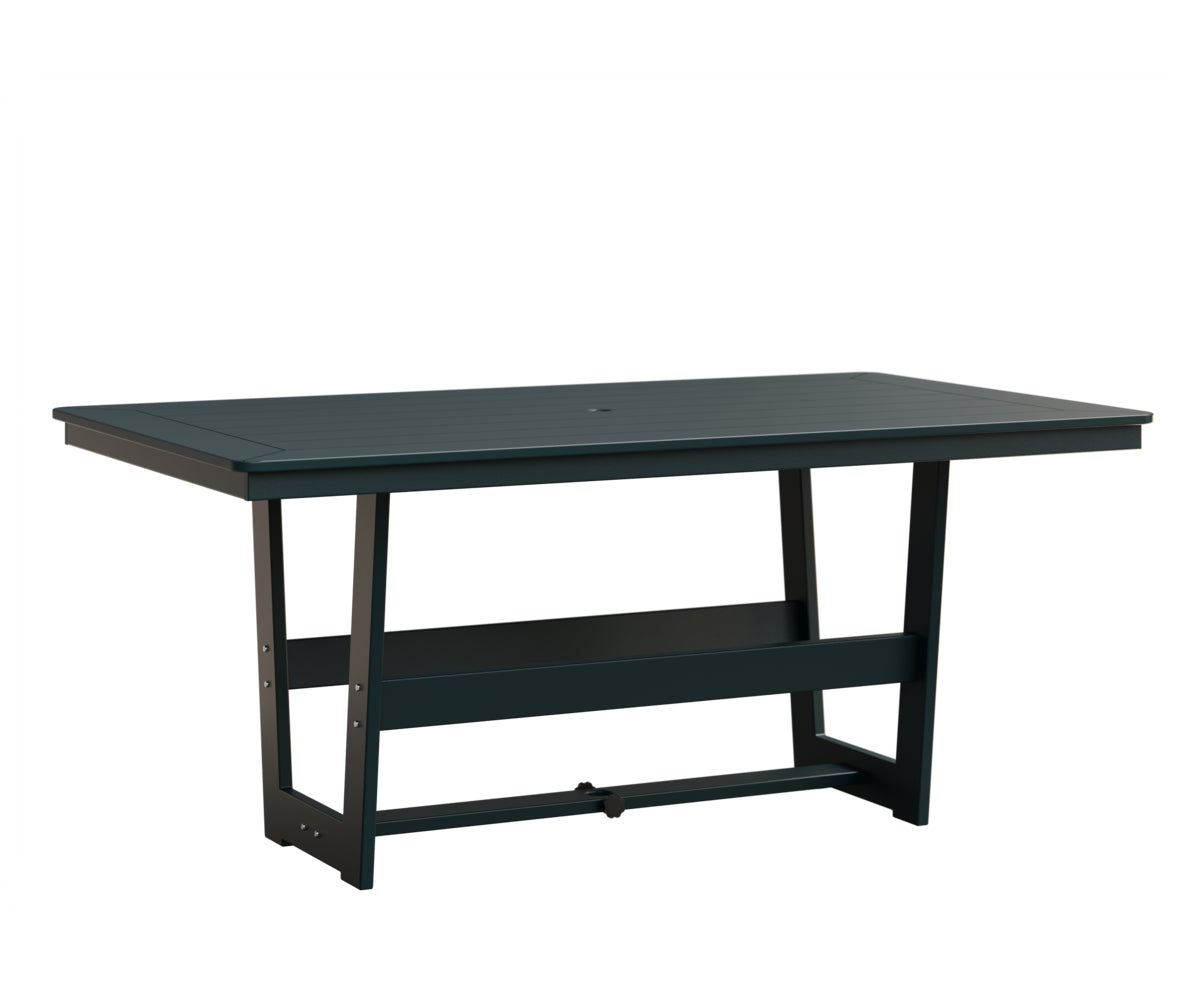 Berlin Gardens Hudson 40" x 70" Rectangle Table in Berry