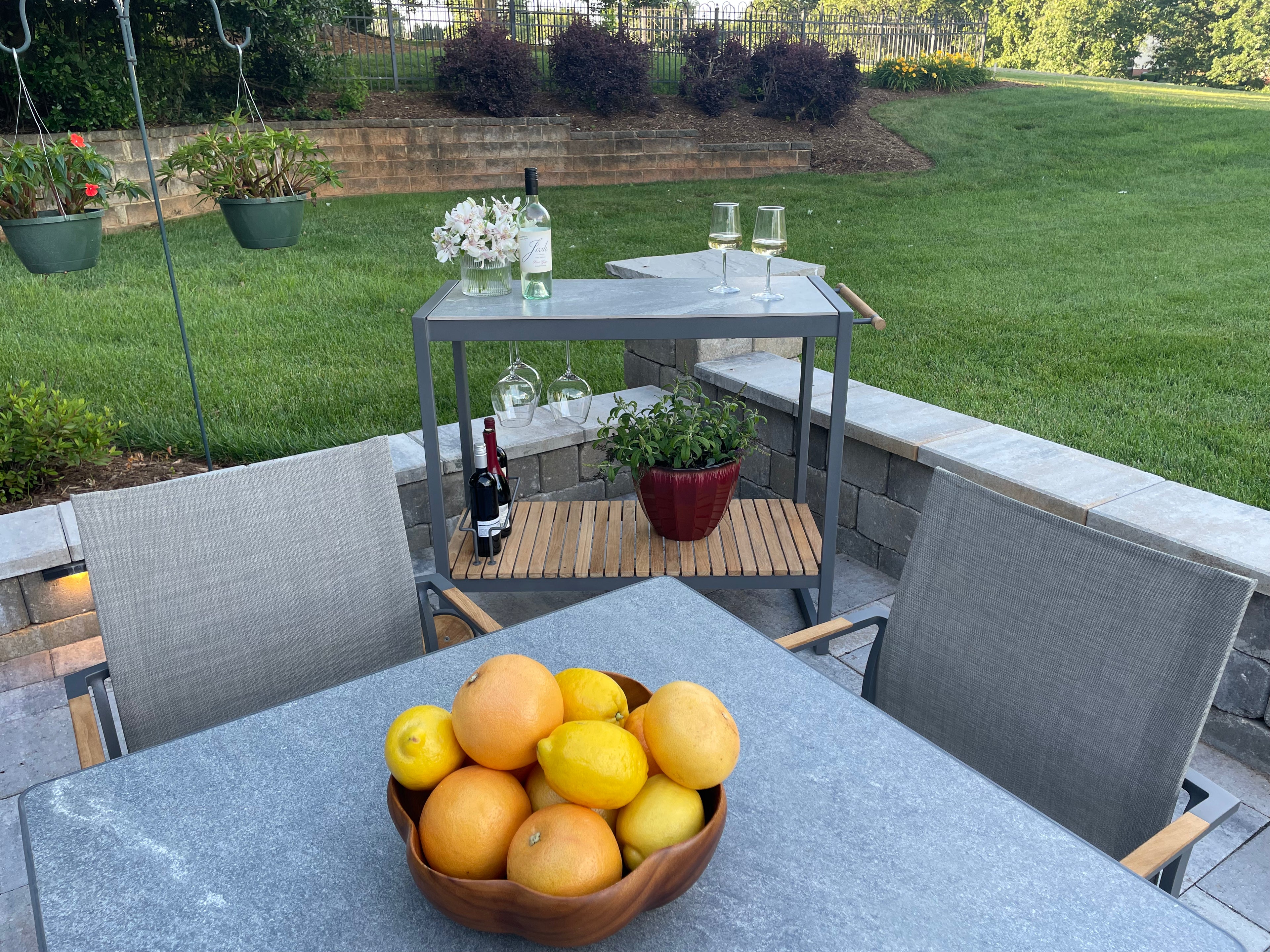 Kiera Aluminum Sling Dining Chair