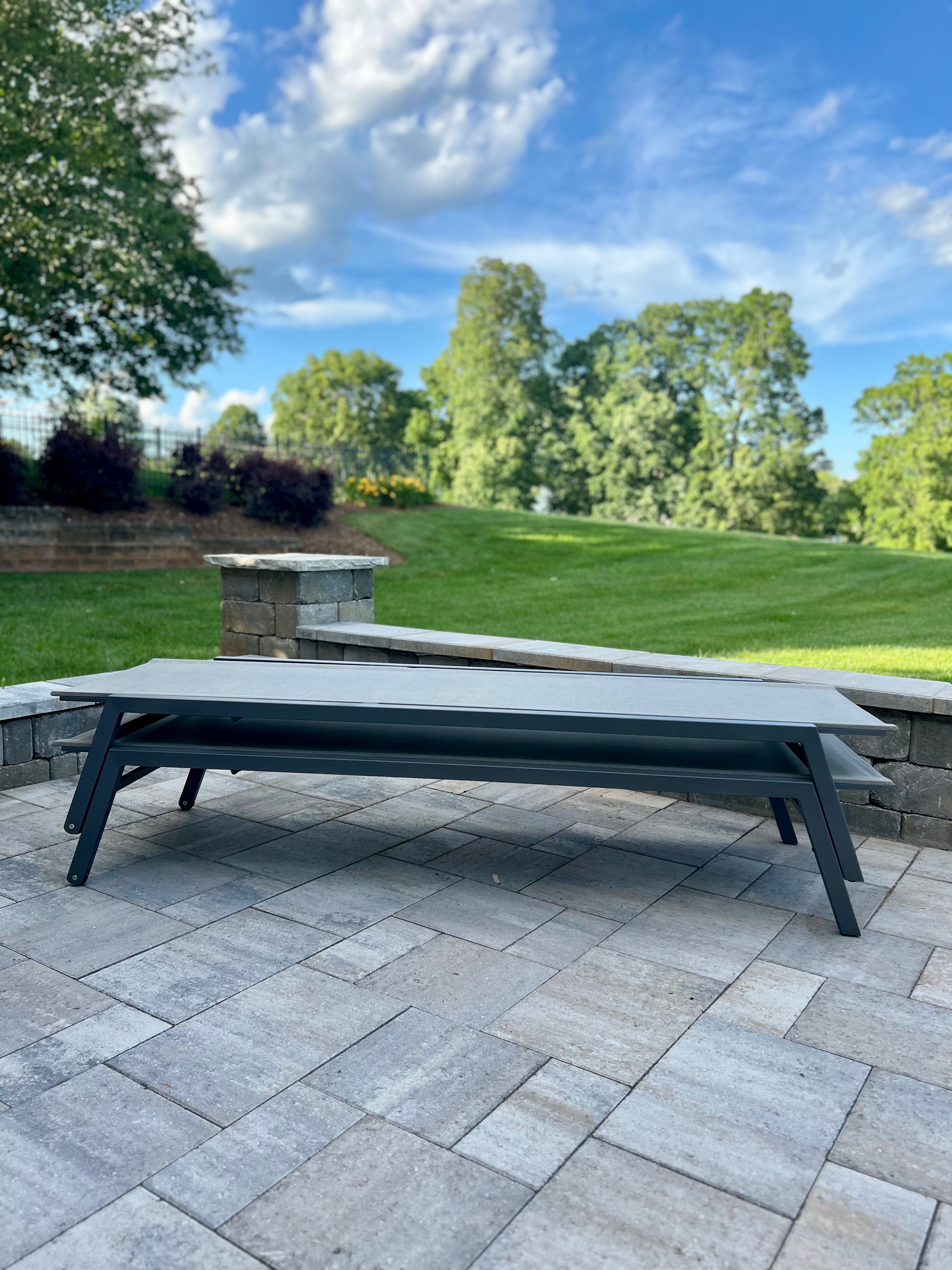 Kiera Stackable Aluminum Chaise Lounge