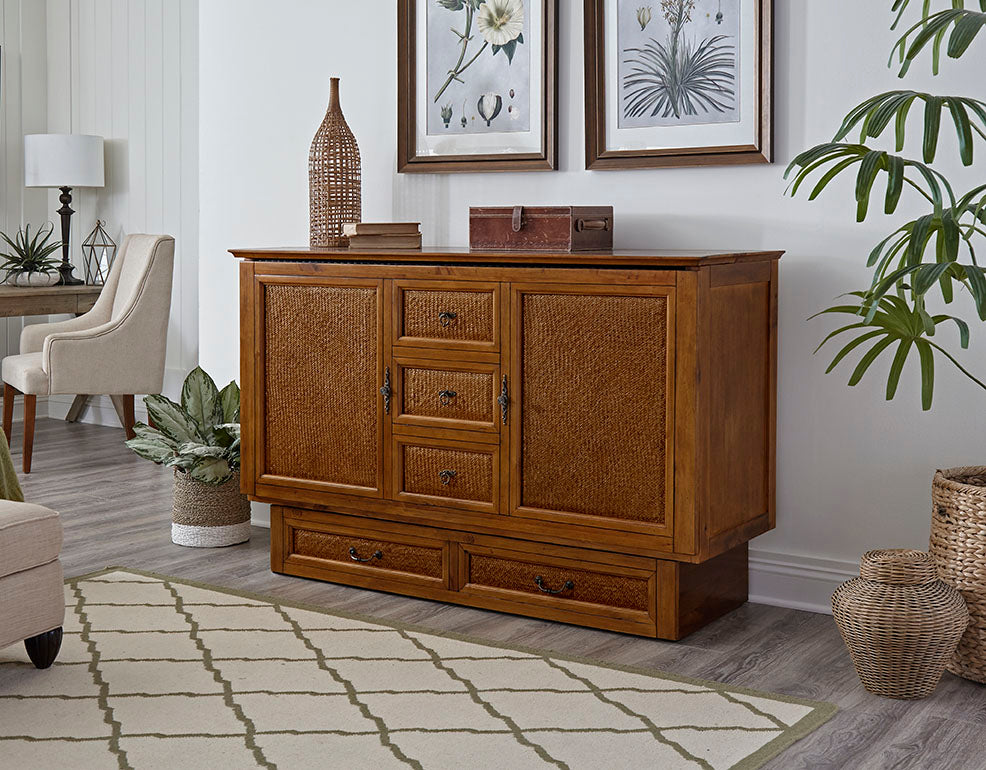 Kingston Murphy Bed open as a queen bed