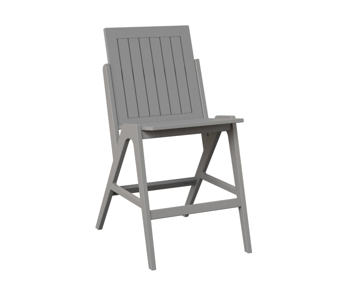 Berlin Gardens Kinsley Bar Side Chair in Fog