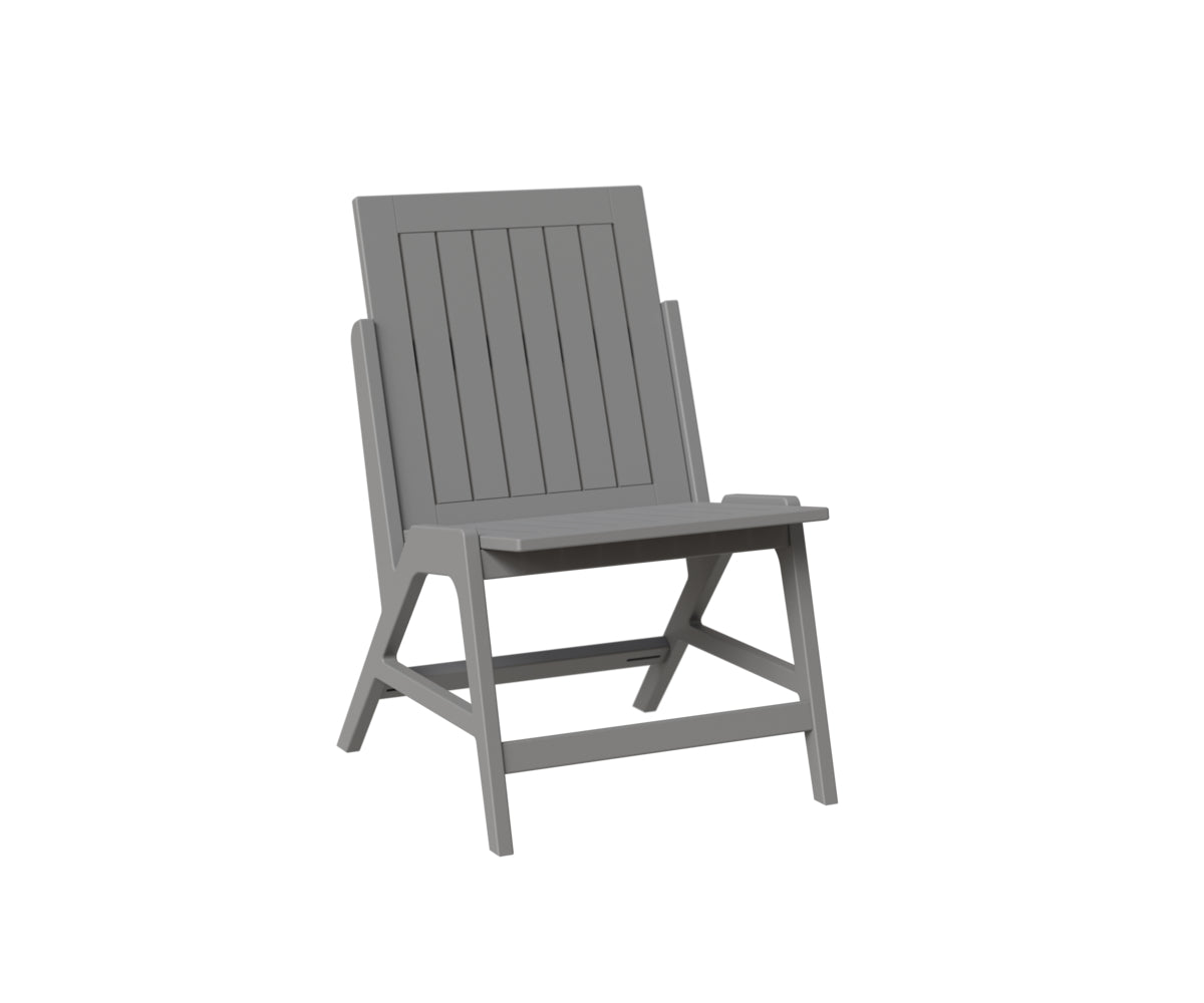 Berlin Gardens Kinsley Dining Side Chair in Fog