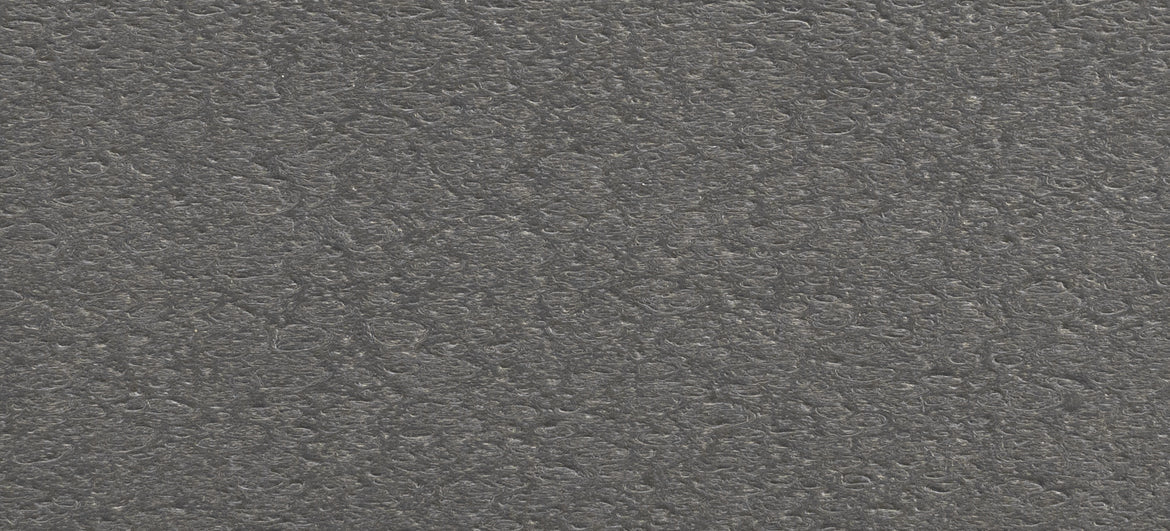 close up of texture and material for round slate gray fire pit