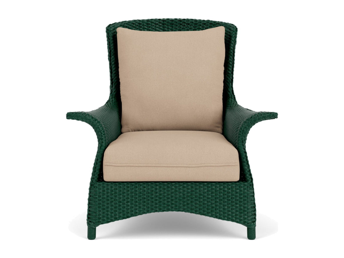 Lloyd Flanders Mandalay Lounge Chair Woodland Frame Hayden Linen