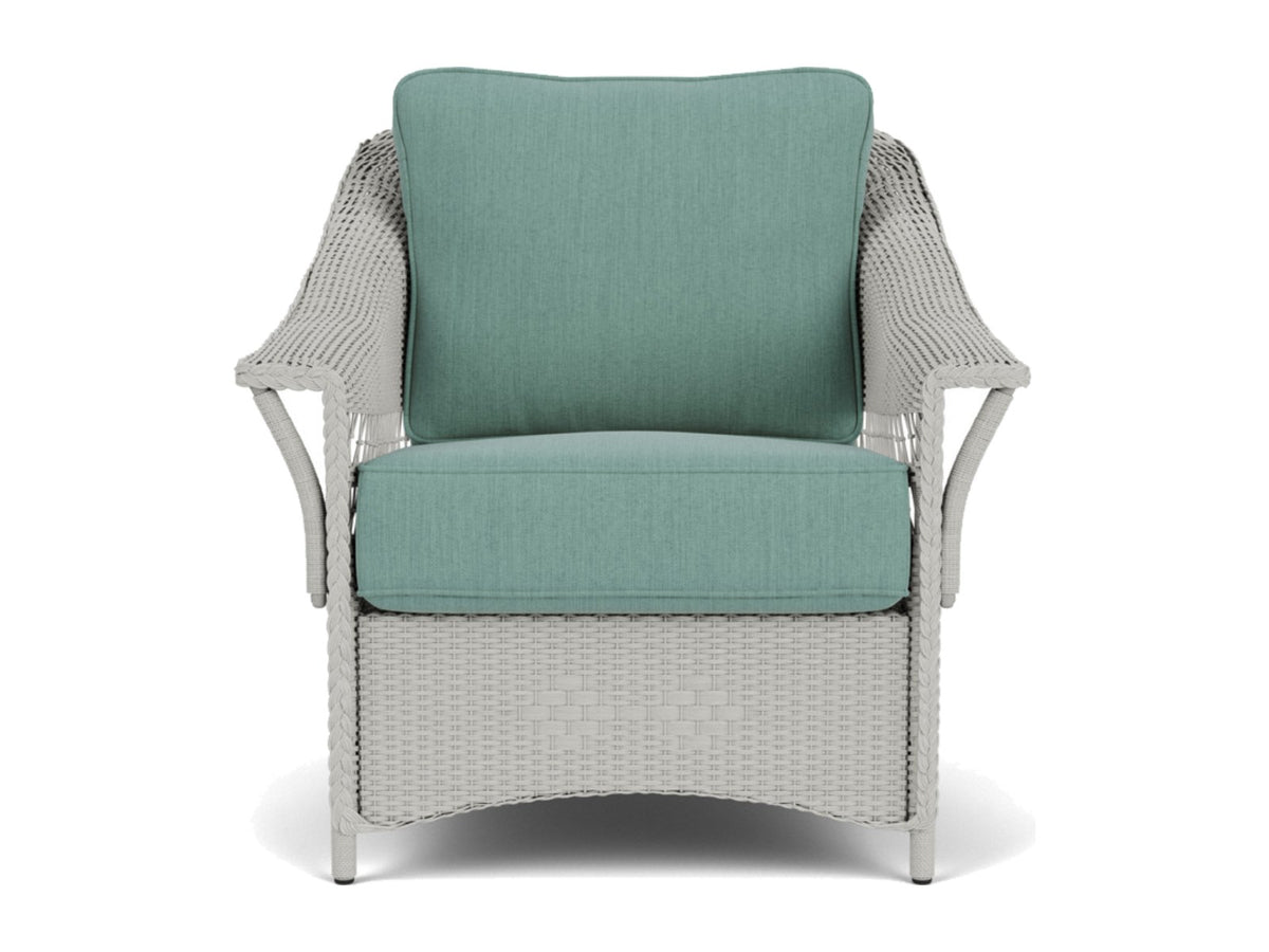 Lloyd Flanders Nantucket Lounge Chair Platinum Frame Loveboat Mint