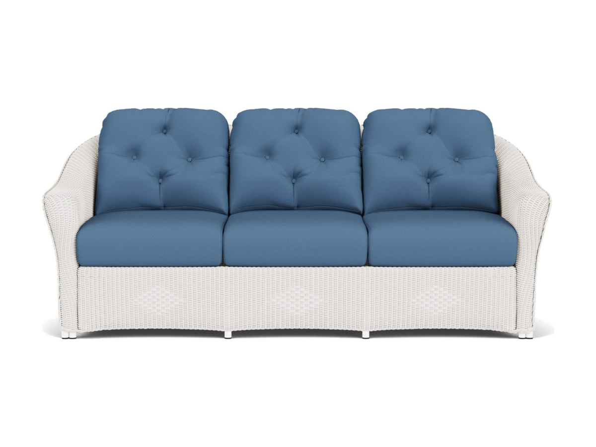 Lloyd Flanders Reflections Sofa White Frame Brightside Sea Blue