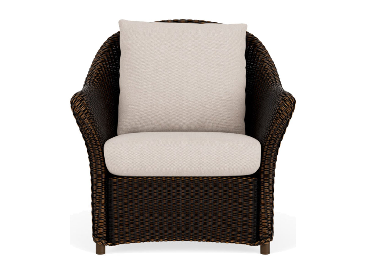 Lloyd Flanders Weekend Retreat Lounge Chair Mink Frame Zenith Oatmeal
