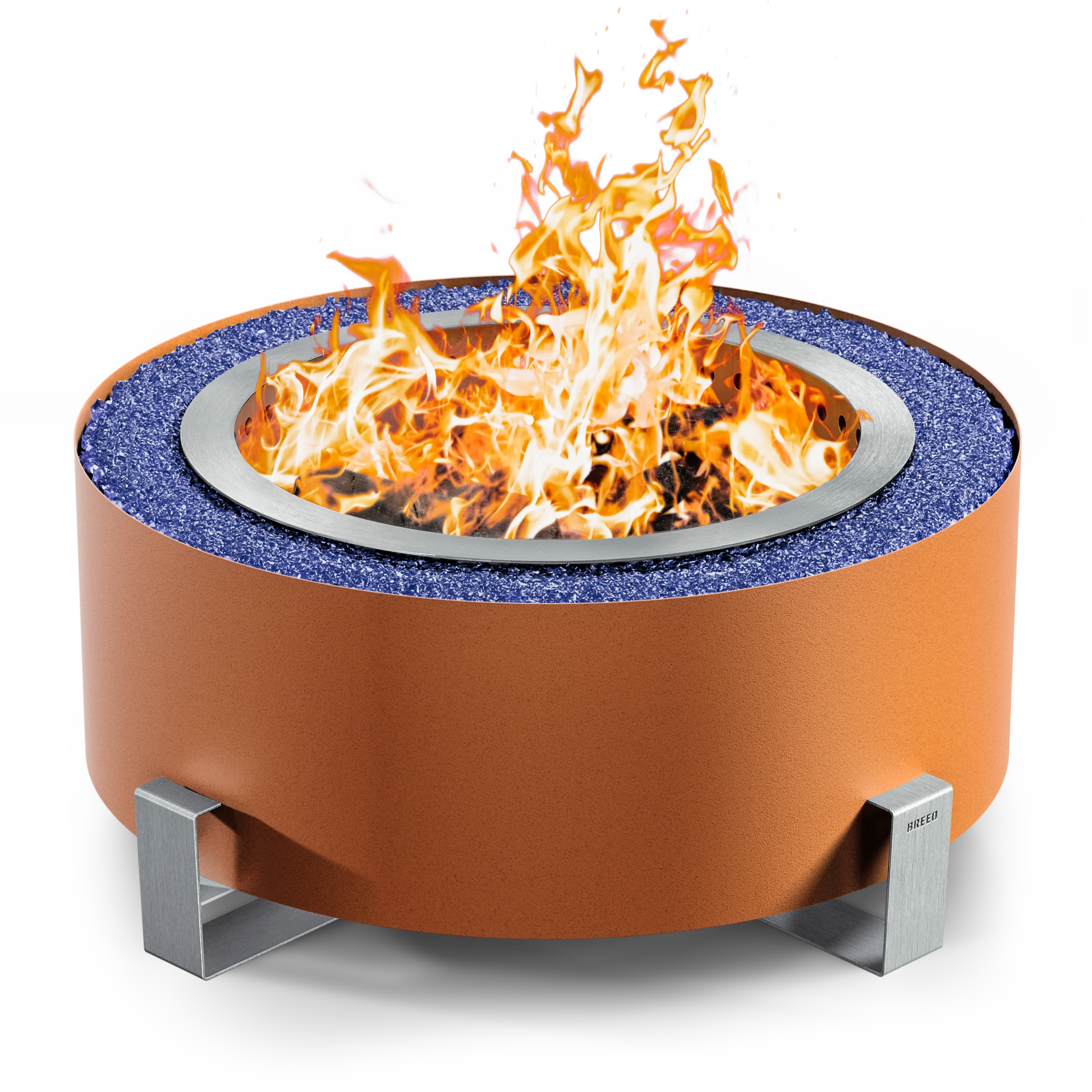 Breeo Luxeve Smokeless Fire Pit w/ Lid & Glass